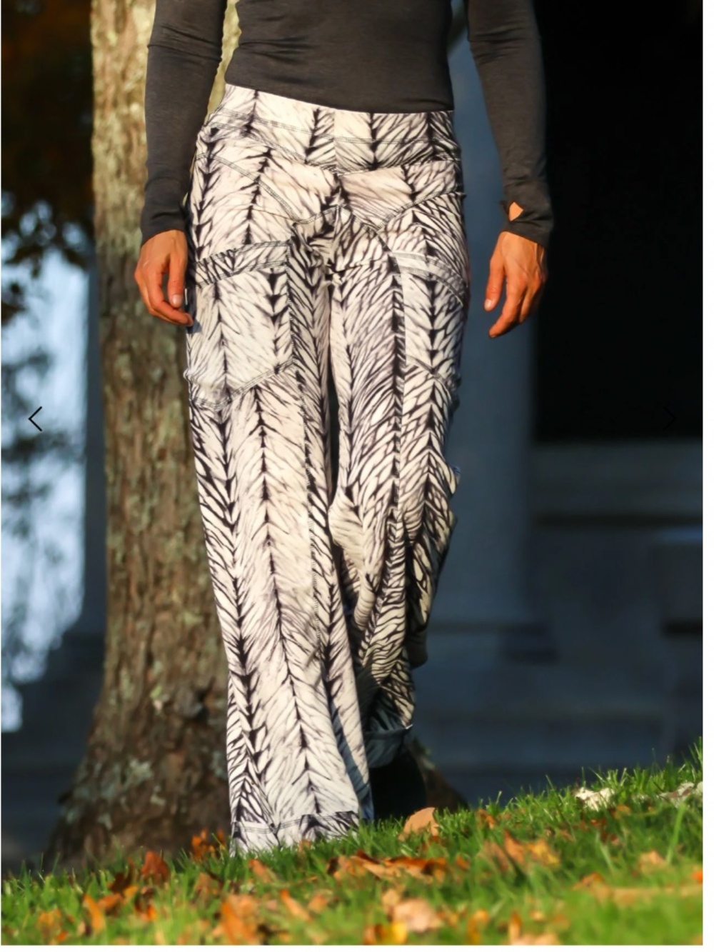 NWT, AUTUMN TENEYL DAPHNE PANTS IN FIRE AND ICE PRINT - Picture 10 of 14